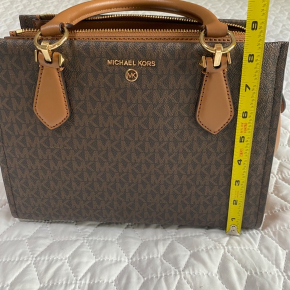MK Michael Kors Medium Logo Satchel - Picture 12 of 14